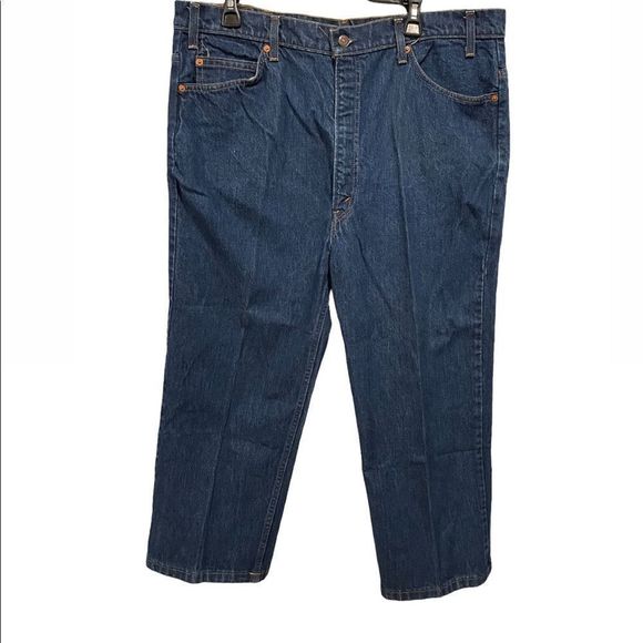 Levi’s Vintage 70s 80s Men’s Orange Tab Medium Wash Bootcut Denim Jeans - Picture 2 of 13